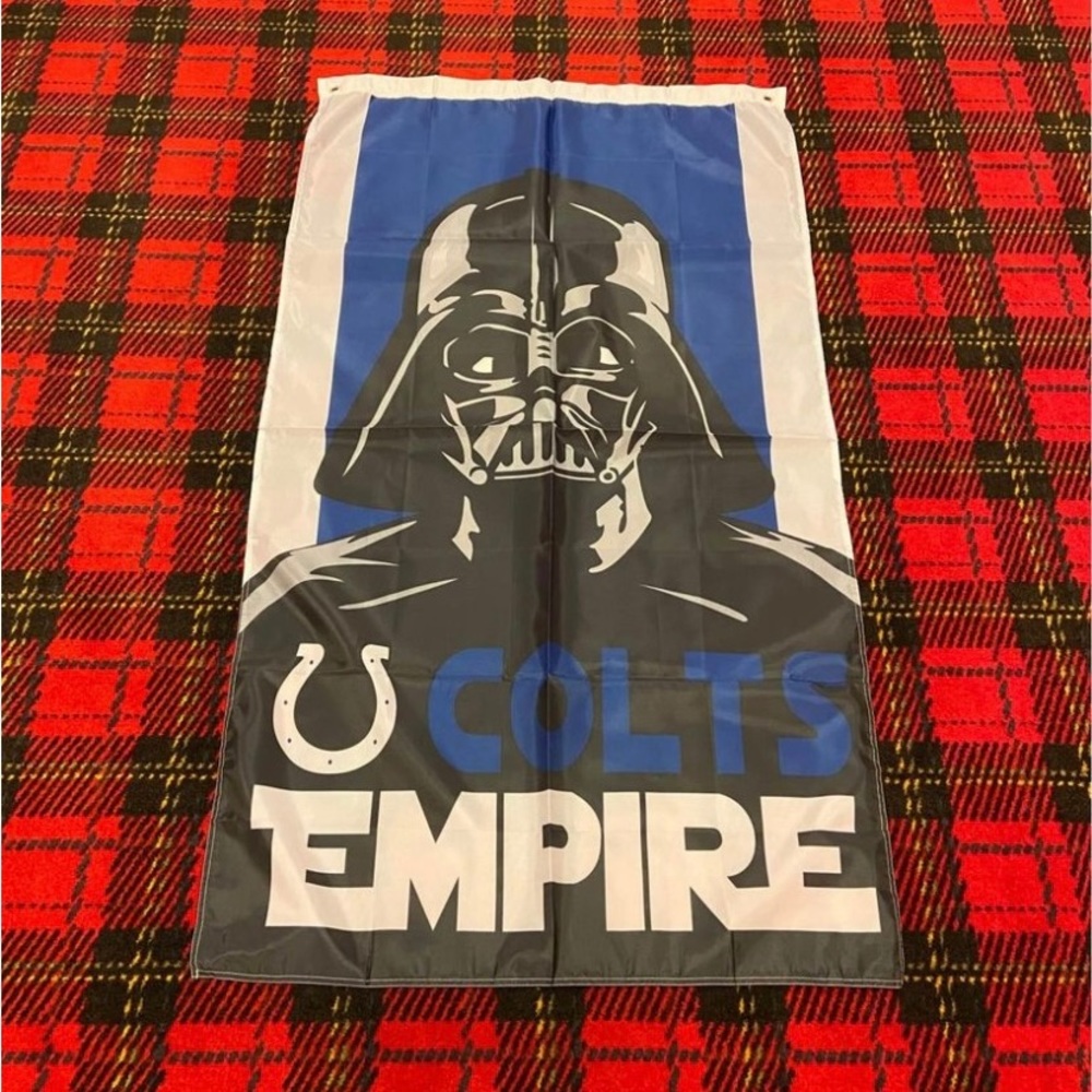 Brand new Indianapolis Colts banner flag